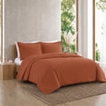 thumbnail image 2 of Swift Home Ensemble housse de couette unie ultra douce, Très grand lit, Cannelle, 2 of 6