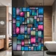 thumbnail image 4 of Película decorativa para ventanas con efecto ladrillo de color para privacidad, pegatinas para ventanas con vitrales, sin pegamento, con adherencia estática, película esmerilada para ventanas, 4 of 4