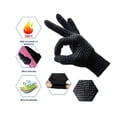 thumbnail image 3 of Guantes Térmicos para Peinar el Cabello, Guantes Profesionales de Silicona a Prueba de Calor con Pinzas para el Cabello y Peine para Rizar Varita Plancha, Tamaño Universal, 3 of 5