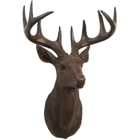 20 Brown Deer Head Wall Mount Decoration Canada - Deer Head Wall Mount Real 20 Brown Deer Head Wall Mount Decoration Canada - Deer Head Wall Mount Real