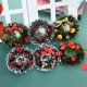 thumbnail image 4 of Mini Corona de Navidad colgante en miniatura, conos de pino Artificial, árbol de bayas rojas, decoración navideña de Año Nuevo, 4 of 4