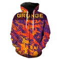 thumbnail image 1 of Sudadera con capucha y cremallera para hombre, traje de carreras, estampado 3D, para adolescentes, de manga larga, divertida, estilo urbano, estilo hip hop, estilo Harajuku., 1 of 6