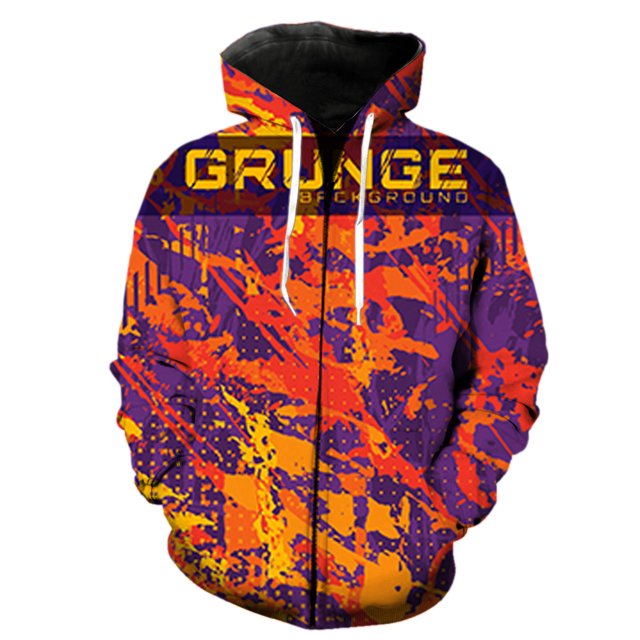 Sudadera con capucha y cremallera para hombre, traje de carreras, estampado 3D, para adolescentes, de manga larga, divertida, estilo urbano, estilo hip hop, estilo Harajuku.