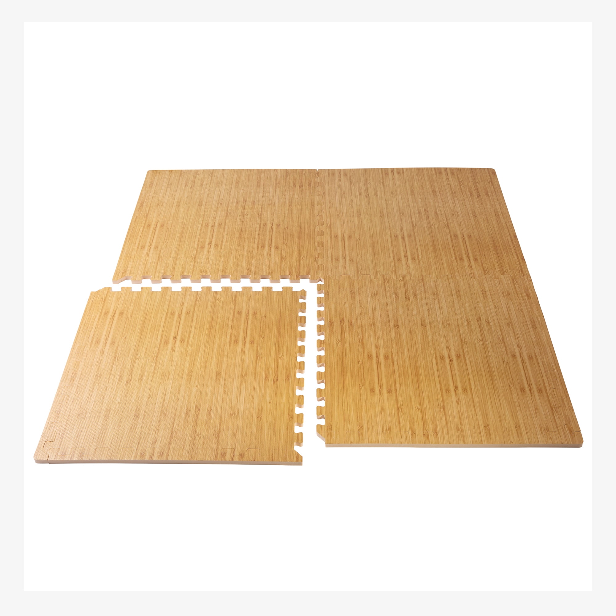 Forest Floor 3/8 Inch Thick Printed Foam Tiles, Premium Wood Grain Interlocking Foam Floor Mats, Anti-Fatigue Flooring – Stylish Flooring Solution