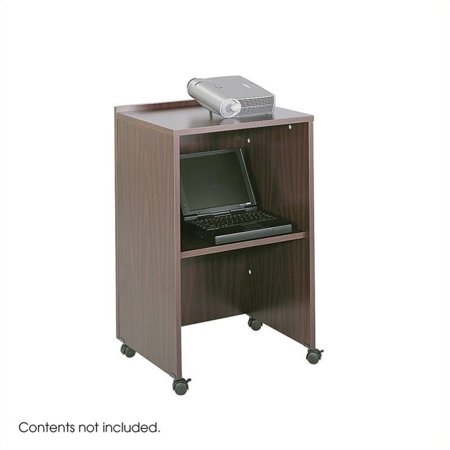 Safco - Lectern rack - mobile - rectangular - mahogany | Walmart Canada