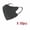 Black, variant on 50pcs 3D Stereo KN95 Face Mask Black 4 Layer Cup Dust Safety Masks Filter Efficiency≥95% Breathable Elastic Ear Loops Masks