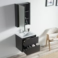 thumbnail image 4 of 24" Freestanding Bathroom Vanity with Ceramic Sink - Silver Grey, 4 of 9