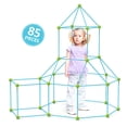 thumbnail image 2 of Kit De Construcción De Fortaleza Para Niños, Tienda De Campaña Para Niños, Juguetes De Construcción Para Niños Y Niñas Para Construir Castillos Diy, Tienda De Campaña Diy, Juguetes Para Niños Eigraketly FN007562-01, 2 of 6