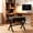 Black - Black, variant on Foldable Foot Stool Ottoman, Small Padded Foot Rest with Bamboo X-Legs, Portable Folding Leg Rest for Living Room Bedroom Office, Soft Foam Cushion Step Stool for Couch & Armchair (Black)