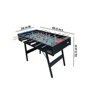 KICK Arcadia 48″ Folding Foosball Table (Black)