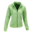 thumbnail image 4 of Sudadera Con Cierre Gorro Slim Fit Suave De Mujer, 4 of 4