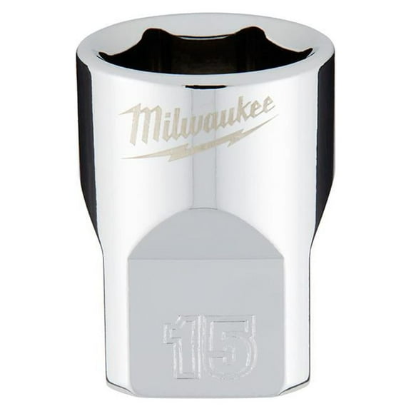 Milwaukee-45-34-9085 3/8 in. Drive 15mm Metric 6-Point Socket