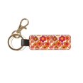 thumbnail image 3 of Keychain 6×3.1×1inpu Leather With Delicate Touch And Strong Recognition Is Used For Daily Travel, Work And Picnic Retro Groovy Flowers Pattern (12), 3 of 8