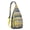 Yellow, variant on Vintage Boho Sling Backpack – Retro Tribal Ethnic Crossbody Bag, Artistic Geometric Hiking Shoulder Bag for Women & Men, Rustic Floral Travel Daypack