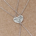 thumbnail image 4 of Stainless Steel Mother-Daughter Puzzle Necklace - 3-Piece Family Jewelry with Heart Pendants, 4 of 6