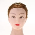 thumbnail image 2 of tiara de de imitación para niña, boda, cumpleaños de princesa, accesorios Oro Colcomx Mini tiara de princesa de cristal, 2 of 8
