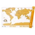 thumbnail image 1 of Luckies Scratch Map - Scratch Off World Map - World Travel Maps Frame - Countries Visited Maps - Scratchable Poster with Tube - Detailed Europe & US, 1 of 5