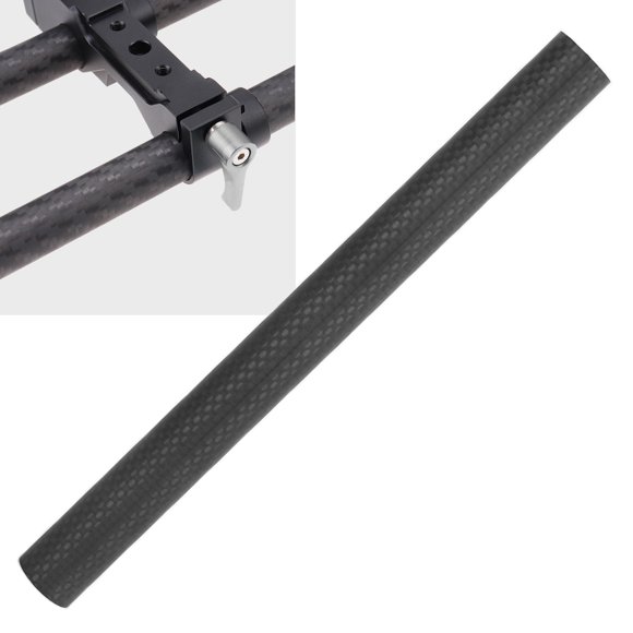 Carbon Fiber Tube Rod for 19mm Rod Rail System Follow Camera Cage Kit