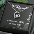 thumbnail image 3 of To Mom Remember Message Heaven Needed a Hero Forever Collier avec Carte Message, 3 of 7