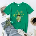 thumbnail image 2 of Aayomet Tshirts Shirts For Women Womens 2023 Summer Casual T-Shirts V Neck Petal Short Sleeve Tops Loose Comfy Blouse Lightweight Cute,Green XL, 2 of 4