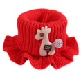 thumbnail image 1 of Kids Knitted Scarf Windproof Cartoon Warm Winter Circle Scarf Winter Neck Gaiter, 1 of 10