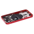 thumbnail image 2 of Replacement Back Housing W/ Small Components Pre-Installed Compatible For iPhone 13 Mini (No Logo) (Aftermarket Plus) (International Version) (Red), 2 of 8