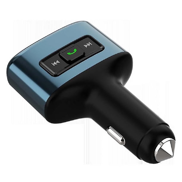 Transmisor Fm Bluetooth Para El Coche, Adaptador Para Transmisor De Radio Fm Inalámbrico, Dos Puertos De Carga Usb, Función Manos Libres, Reproductor De Música Mp3 Con Tf