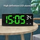 thumbnail image 5 of Reloj despertador digital LED simple con pantalla digital grande, moderno, con múltiples funciones, para escritorio, mesita de noche, estudio, cocina. Reloj despertador digital., 5 of 7