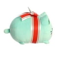 thumbnail image 3 of Aurora - Small Green Tasty Peach - 7" Winter Wreath Meowchi - Enchanting Stuffed Animal, 3 of 5
