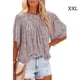 thumbnail image 5 of Camisa de Media manga Minnieouse Jersey con volantes blusa de encaje rosa XXL, 5 of 5