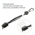 thumbnail image 4 of Unique Bargains Double Sided Retractable Cord Clip Cover Dust Groove Cleaner Golf Club Brush Grey, 4 of 6