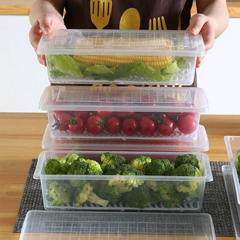 Food Storage Container, Plastic Food Containers with Removable