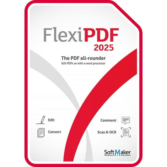 SoftMaker FlexiPDF 2025 for 3 Users, Windows [Digital Download]