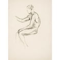 thumbnail image 3 of Alfred William Finch 19x24 Black Modern Framed Museum Art Print Titled - Sitting Boy, Exercise, 3 of 5