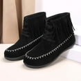 thumbnail image 6 of POROPL Womens Boots Ankle Flat Suederetro Shoes,Boots for Saving Size 7.5, 6 of 9