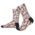 thumbnail image 2 of Vsdgher Modern Life Unisex Crew Socks Lightweight Breathable Ventilation Ankle Socks, Mid-calf socks for Daily, 2 of 7