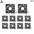 thumbnail image 1 of 12V 8010 Silent Cooling Fan, Computer Case Fan 8cm x 8cm x 1cm PC Computer Fan, for Industrial Equipment, Cooling Case, 1 of 8
