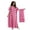 Pink, variant on Women Kaftan Dress Plus Size Batwing Sleeve Loose Maxi Summer Cover Up with Matching Scarf Casual Mumu Nightgown Satin Beach Vacation Loose Fit Flowy Lightweight Comfortable