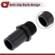 thumbnail image 5 of Conector de tubería recto de rosca macho BSPT de 1/2" con ajuste de barbado de plástico de 25 mm / 63/64" 5 piezas, 5 of 7