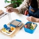 thumbnail image 5 of Aparatos de cocina, accesorios de cocina, lonchera de plástico de doble capa, lonchera con compartimento pequeño, lonchera portátil para estudiantes, lonchera doble disponible., 5 of 6
