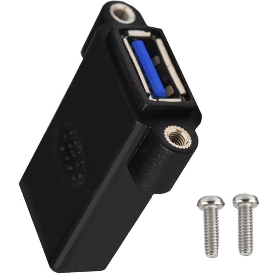 ANXPTIME USB3.0 Female Socket Panel Mount to USB Female Adapter Data Transfer&Chanrging