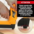 thumbnail image 4 of 2-in-1 Electric Brad Nailer/Stapler 19/32-Inch to 1-1/4 Inch Staple Gun Power Adjustable Nail Gun with 2000Pcs Brad Nails& Staples for Home Upholstery and Woodworking, 4 of 6