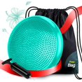 thumbnail image 1 of Air Inflated Stability Oscillating Cushion - Oscillating Seat to Improve Sitting Posture and Attention, Stability Balance Disc for Physiotherapy Exercise [Extra Thick, Pump, Bag, E-Book, 1 of 5