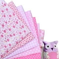 21 Pcs Fat Quarters Fabric Bundles, Cotton Fabric Quilting Squares lot