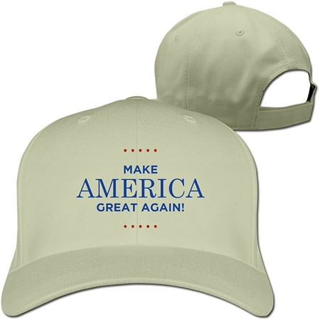 

HIPPIE CAPS Make America Great Again Trendy Flat Bill Adult Unisex Cap