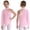 Pink, variant on Kids Girls One Shoulder Gymnastics Leotard Lyrical Modern Ballet Dance Bodysuit Long Sleeve Jumpsuit White 12