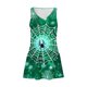 thumbnail image 3 of Vestido de Verano para las Mujeres Impresión de la Moda Bolsillo sin Mangas Cuello en V, Vestido Casual para la Playa Y Diario, 3 of 5