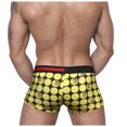 thumbnail image 4 of HUPOM Men'S Underwear Underwear For Men Pack Low waist Elastic Waist Printed Briefs Yellow L, 4 of 4