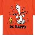 thumbnail image 3 of Peanuts - Snoopy Be Happy Dance - Toddler And Youth Short Sleeve Graphic T-Shirt, 3 of 6