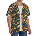 thumbnail image 2 of Wukai Pumpkins And Sunflowers2 Men's Casual Short-Sleeve Button Down Shirt,Cuban Shirts for Men,Mens Short Sleeve Dress Shirts-X-Large, 2 of 5